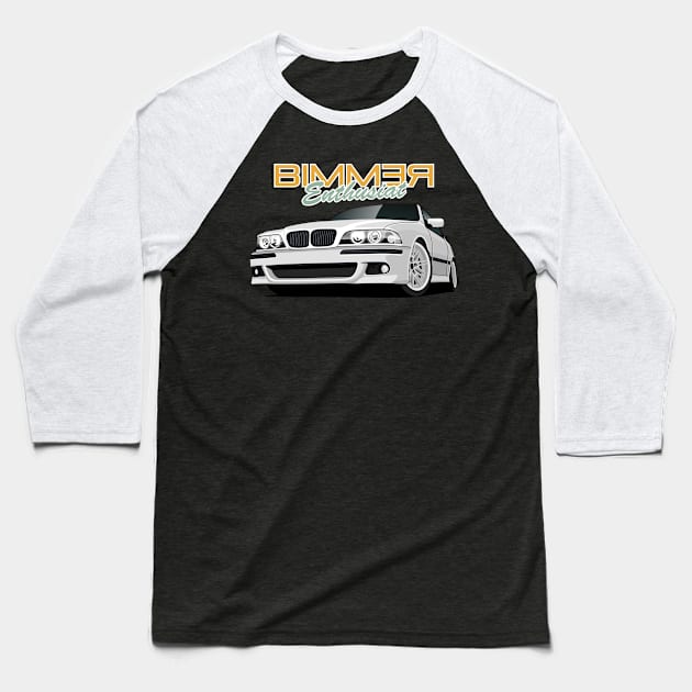 Bimmer Enthusiast Baseball T-Shirt by masjestudio